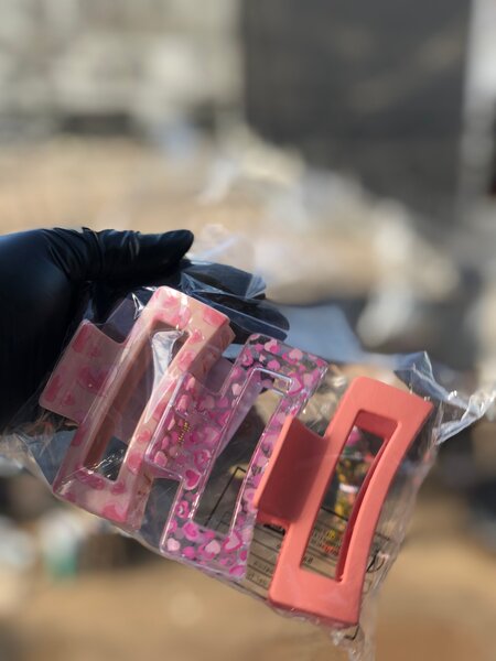 Pinces à cheveux colorées