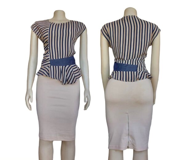 UK Size 10 -  Ladies Blouse and skirt