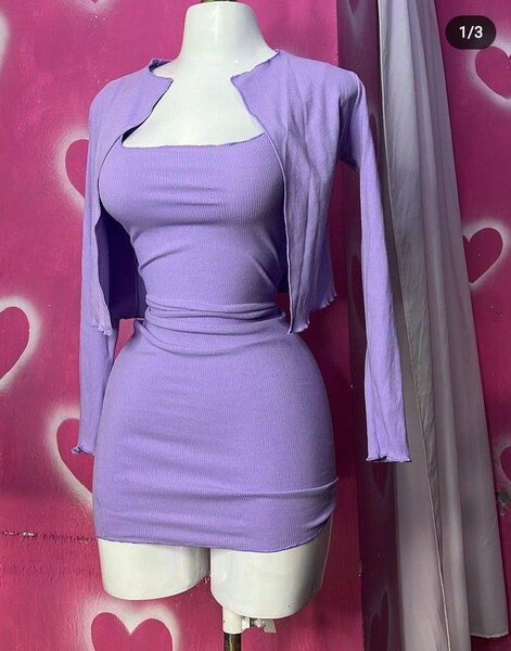 Ensemble Robe et Veste Lilas