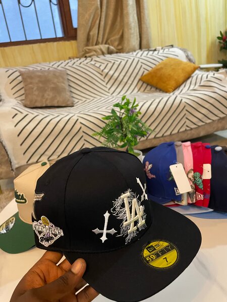 Casquette baseball LA noir