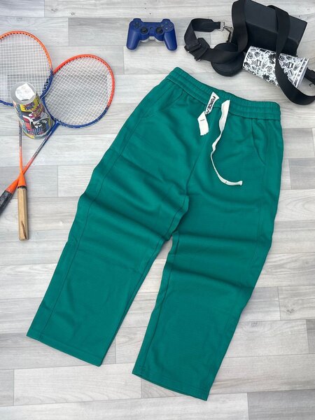 Pantalons de sport verts unisexes