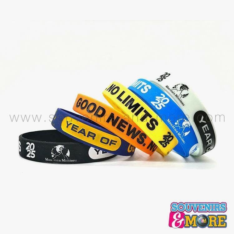 Debossed wristbands