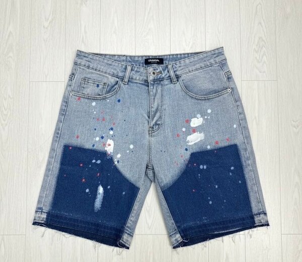 Shorts en jeans décontractés pour homme