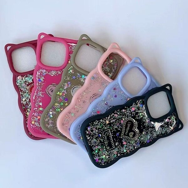 Coques de téléphone à paillettes