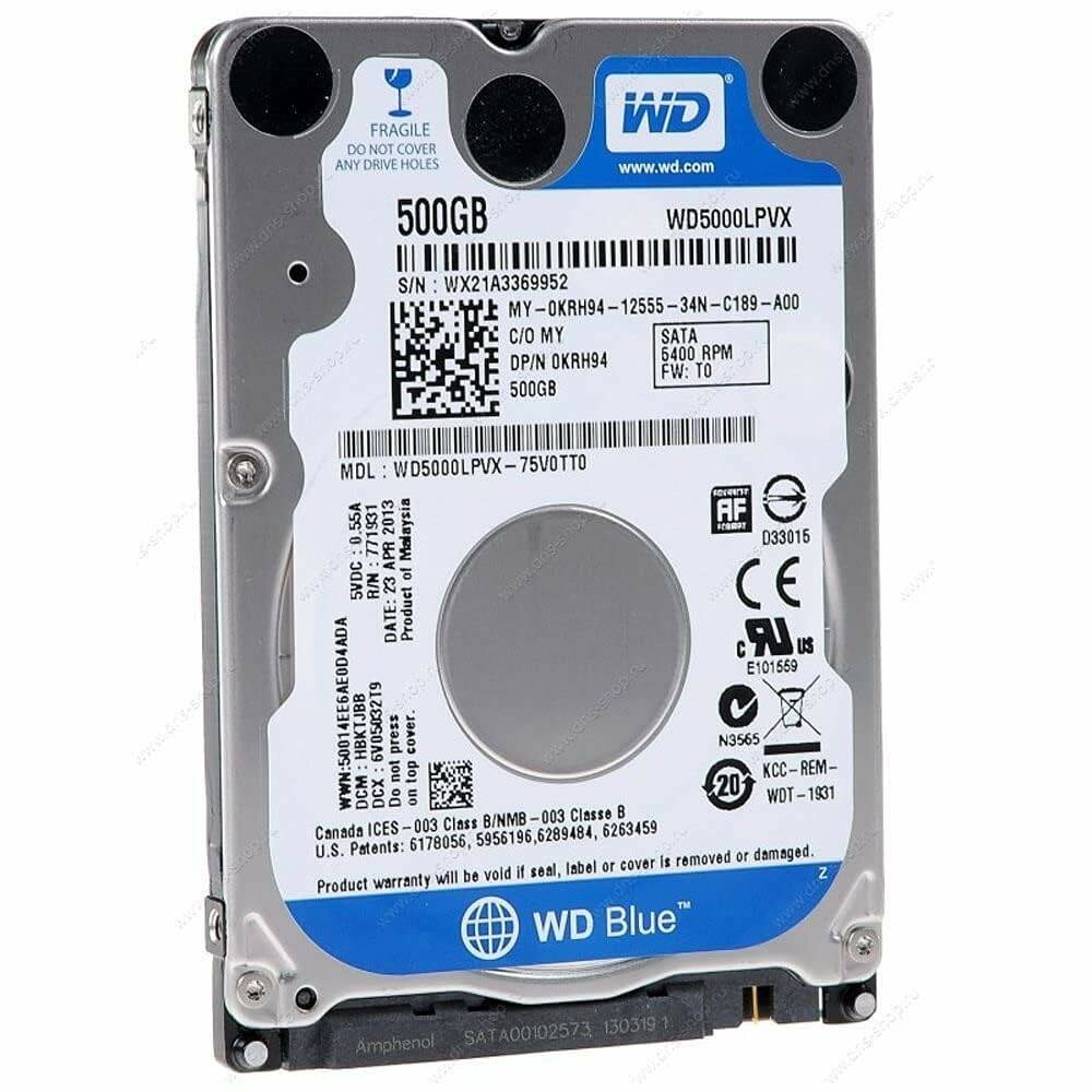 Disque dur interne WD Blue 500GB
