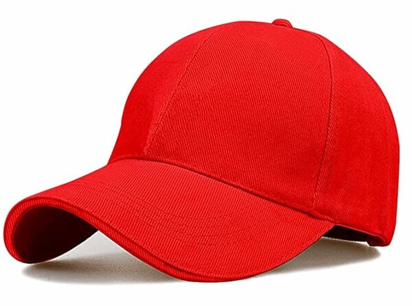Casquette rouge unisexe