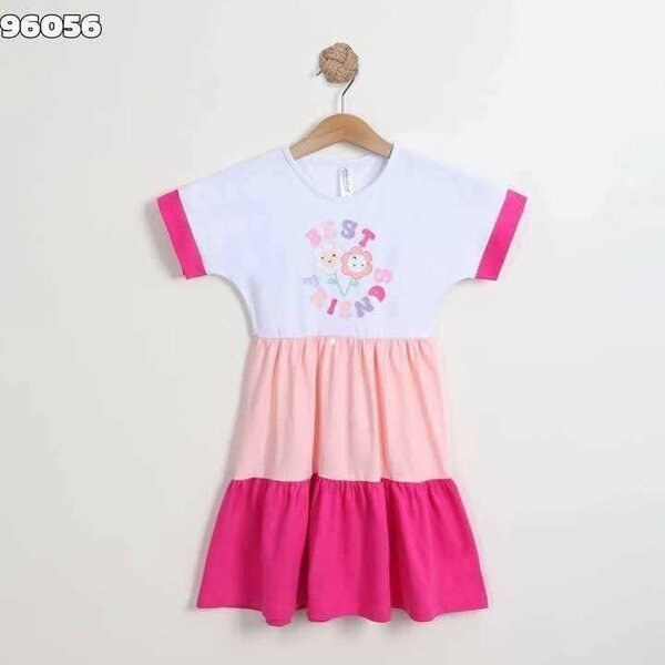 Robe fille multicolore "Best Friends"