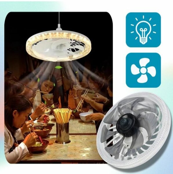 Ventilateur LED pour plafond