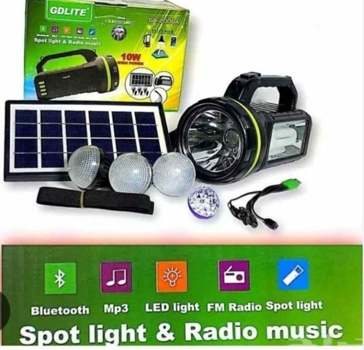 Solar light & radio music