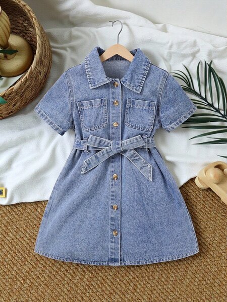 Robe en jeans 4-7 ans