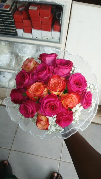 Bouquet de Roses Élégant