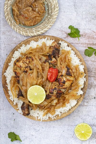 Poulet Yassa sénégalais épicé
