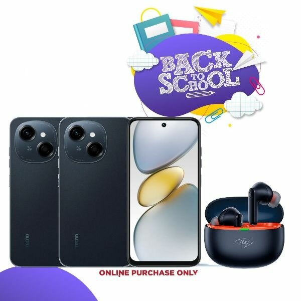Tecno Pop 9 128/3gb + Itel Ace Bud