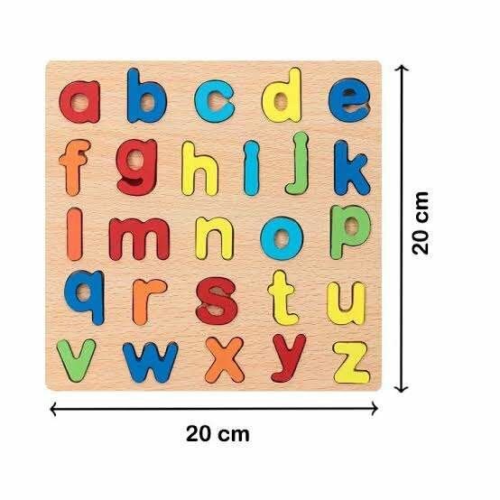 Wooden Alphabet and Number Boards