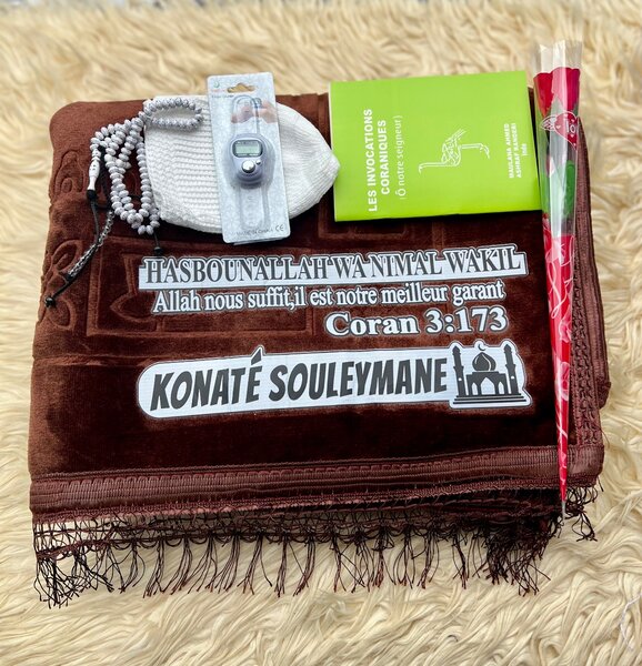 Tapis de prière personnalisé