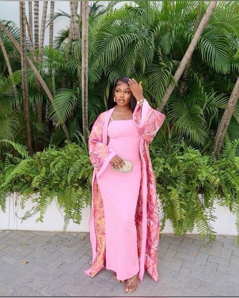 Kimono long fleuri élégant