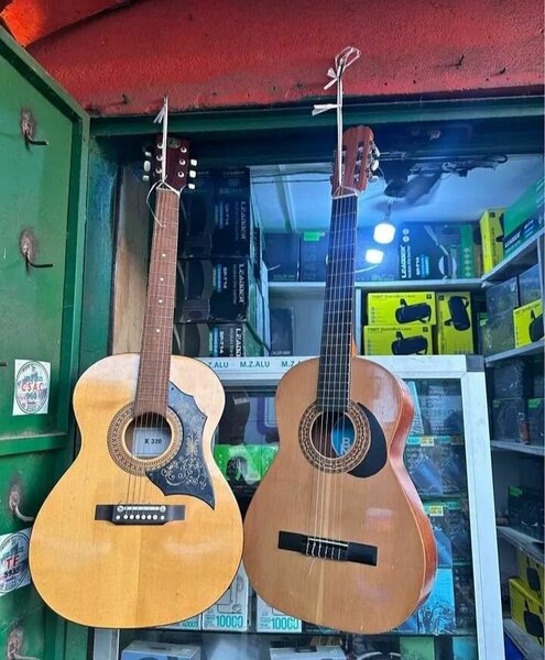 Guitares acoustiques élégantes
