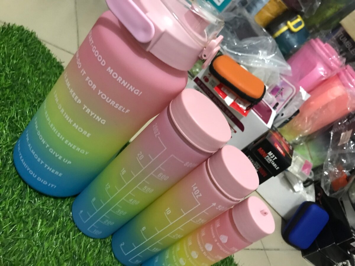 4 in 1 plastic bottle