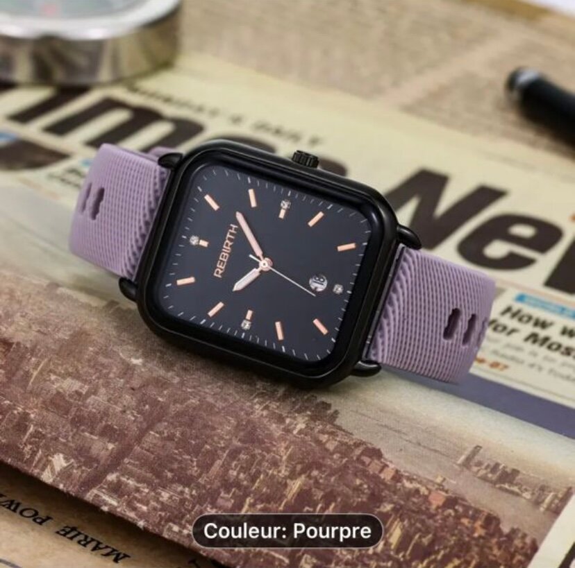 Montre connectée carrée Rebirth