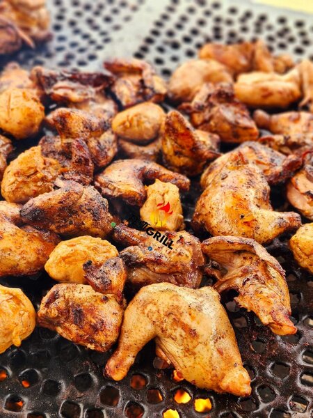 Poulet fumé aux épices