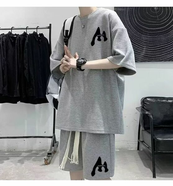 Ensemble décontracté gris homme