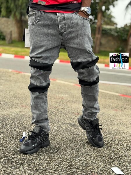 Jeans gris style urbain