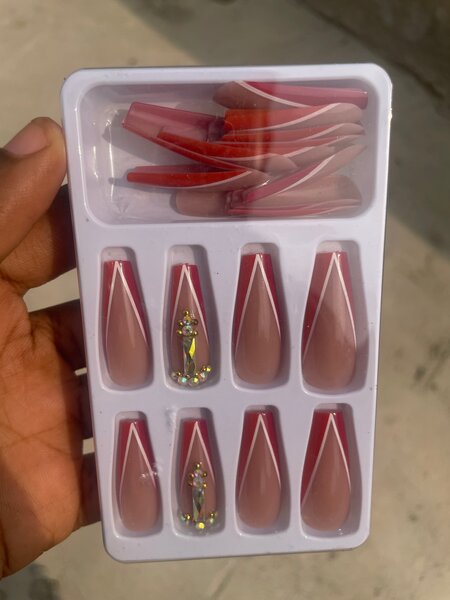 Ongles Adhésifs avec Strass