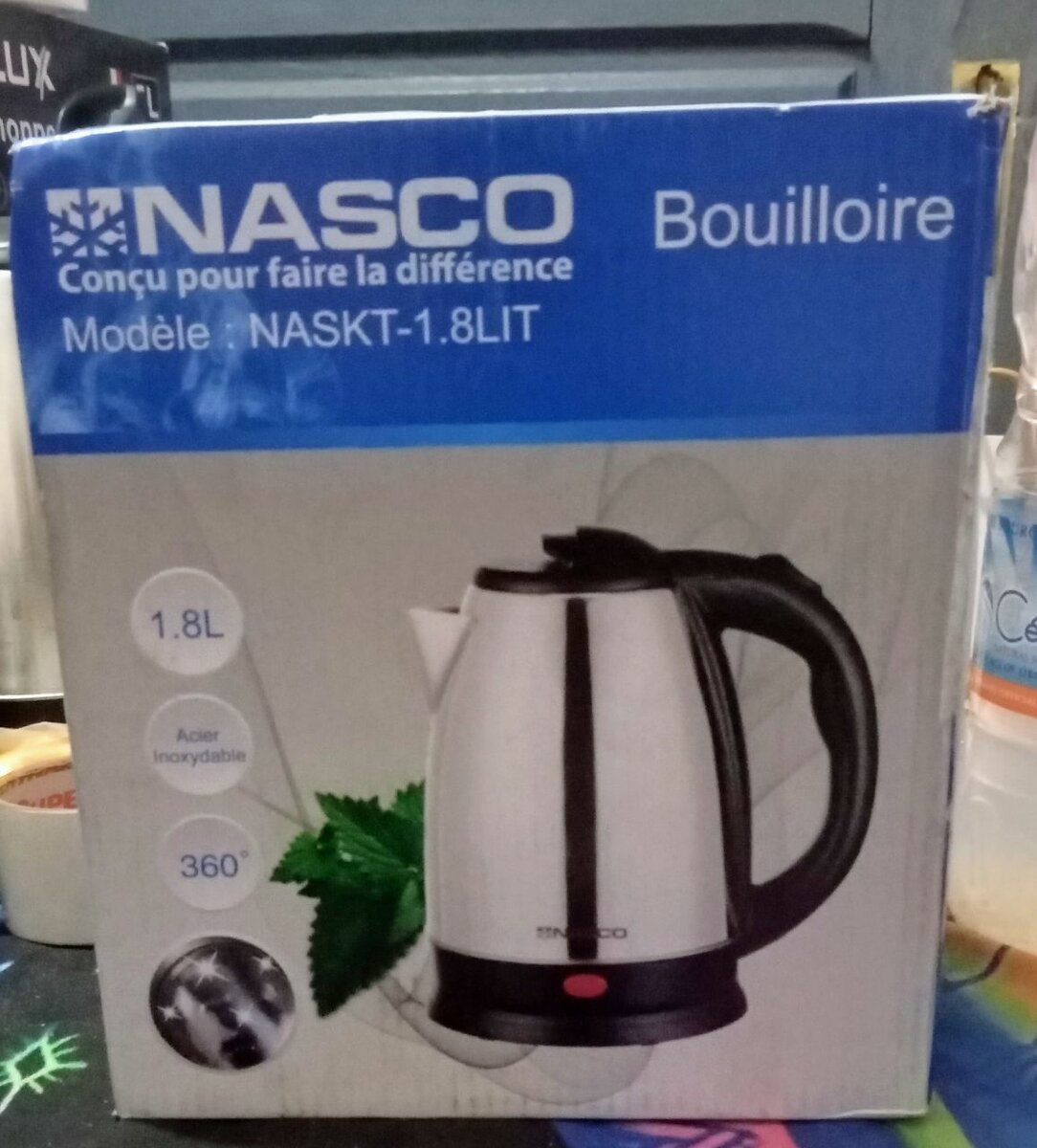 Bouilloire NASCO 1.8L Acier