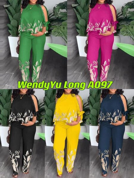 Ensemble élégant imprimé floral