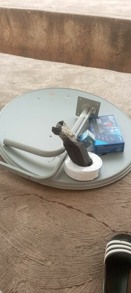 Dstv decoder with dish