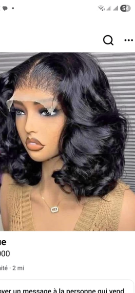 Perruque en dentelle - Cheveux naturels