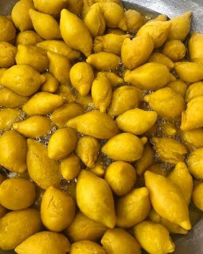 Galette jaune vermicelles