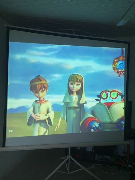 Rent Projector + 50m Wireless Hdmi + screen