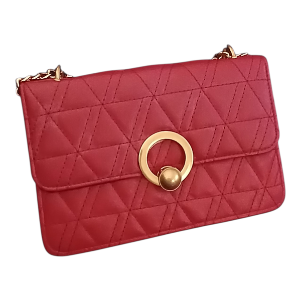 Sac à main rouge élégant