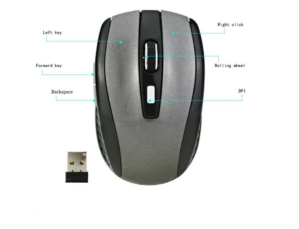 Souris sans fil ergonomique