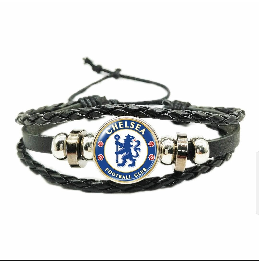 Bracelet en cuir football