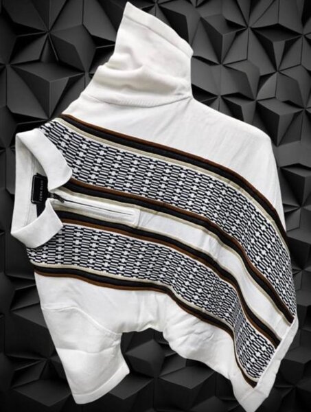 Poncho en tricot tendance