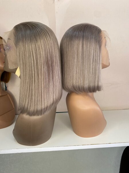 Gray wigs