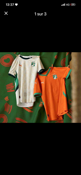 Maillot de  Côte d'Ivoire bebe