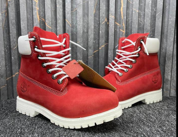 Timberland boots red