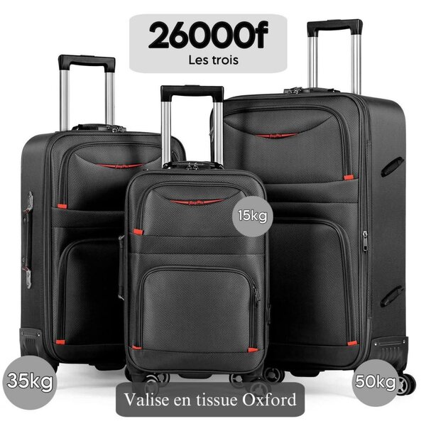 Ensemble de Valises en Tissu Oxford