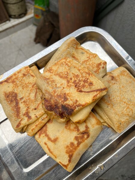 Homemade salted Crepes