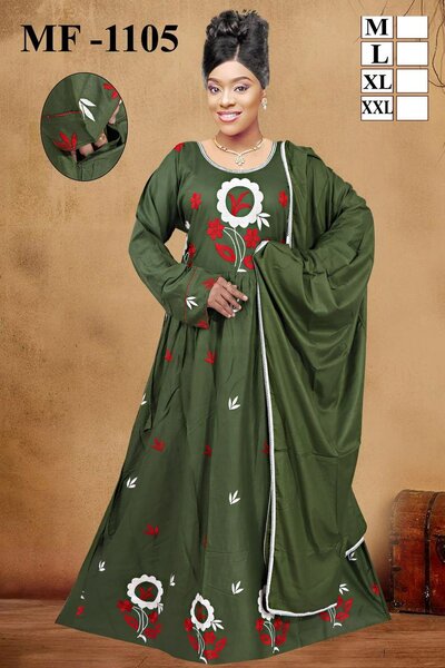 Robe Longue Verte Bohème