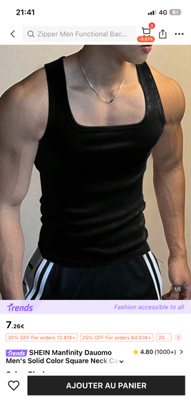 Débardeur Homme Minimaliste