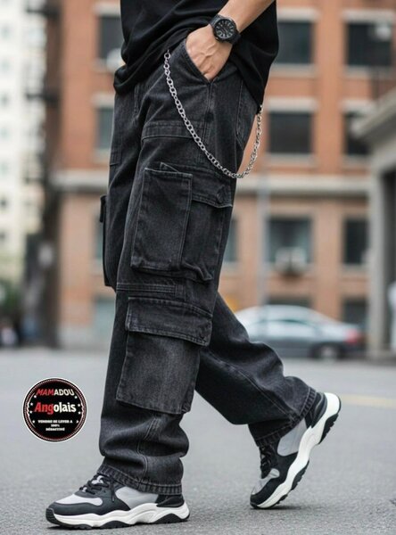Jeans Cargo Style Homme
