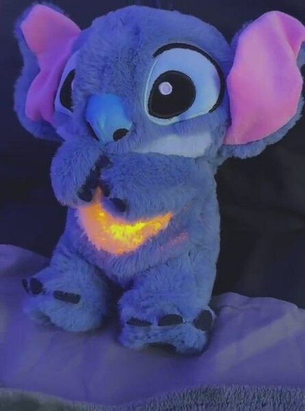 Peluche lumineux bleu stitch