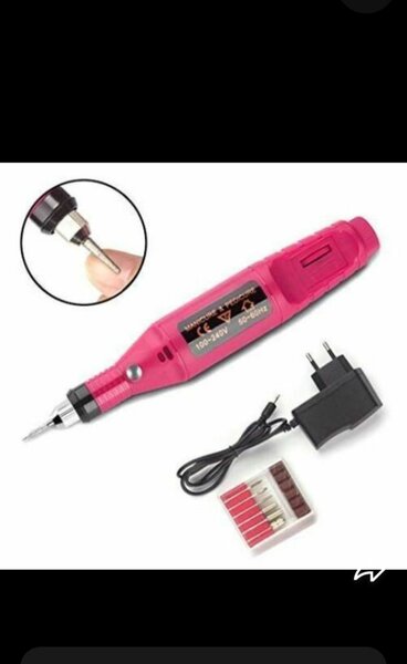 Ponceuse à ongles électrique rose