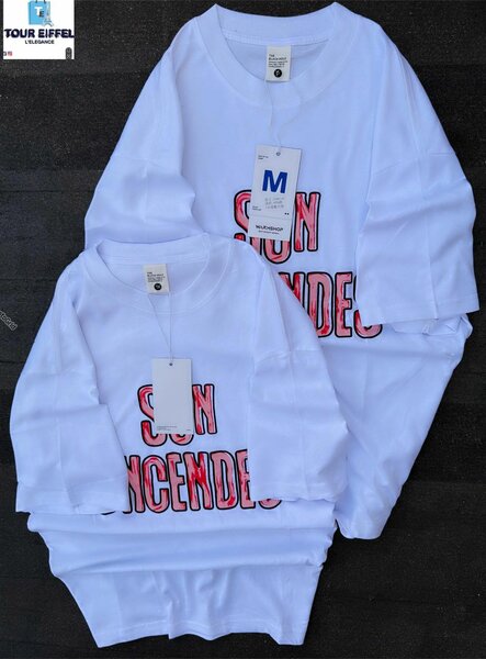 T-shirt "Son Incendie" Blanc