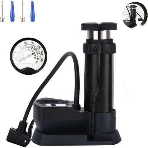 Pompe à Vélo À Pied Portable, Mini Pompe à vélo pour valves