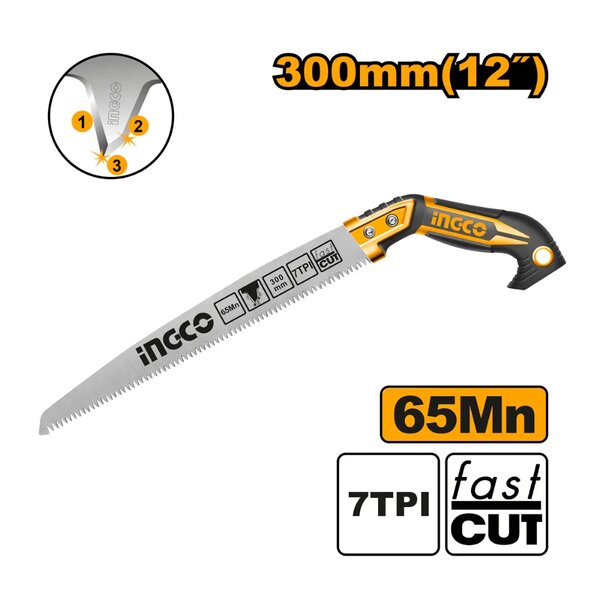 Scie d'élagage manuelle 300mm
